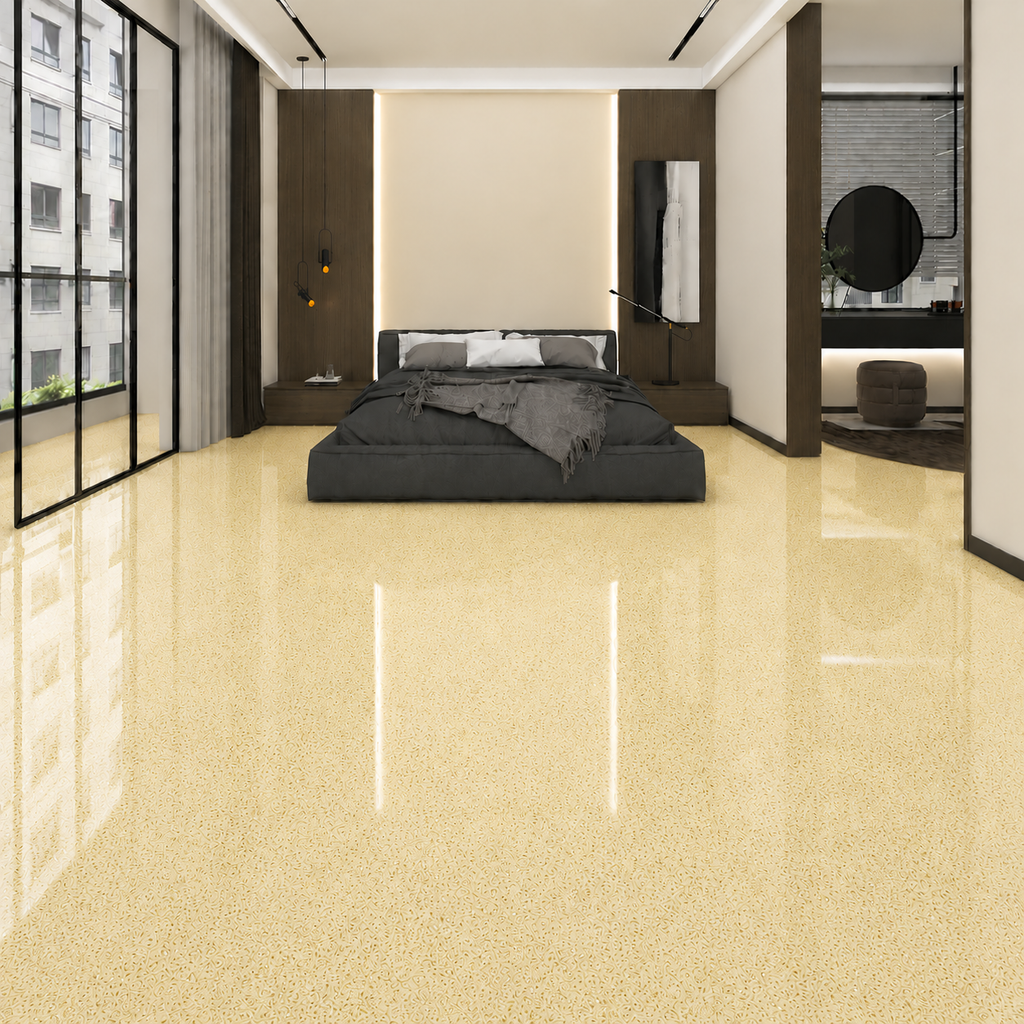 Revestimento de Piso Epóxi com Acabamento de Mármore de Alto Brilho + BRINDE HOJE 🔥Kit Ferramentas de Aplicação🔥