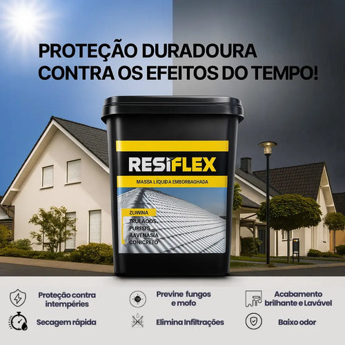 Manta Líquida Impermeabilizante – Proteção Contra Infiltrações para Telhados, Lajes e Paredes