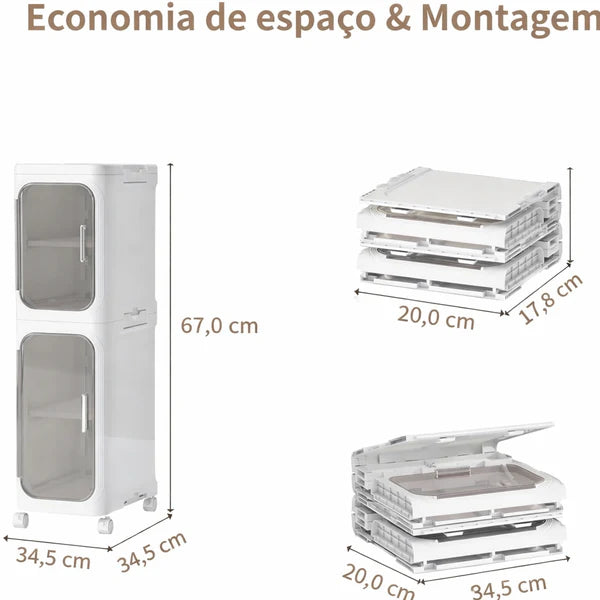 Armário de Armazenamento Fino de Banheiro - 🔥Novo Modelo🔥