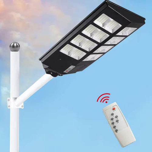 Luminária LED Solar Potência 1000W + Sensor de Presença e Controle Remoto