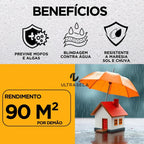 Manta Líquida Impermeabilizante – Proteção Contra Infiltrações para Telhados, Lajes e Paredes